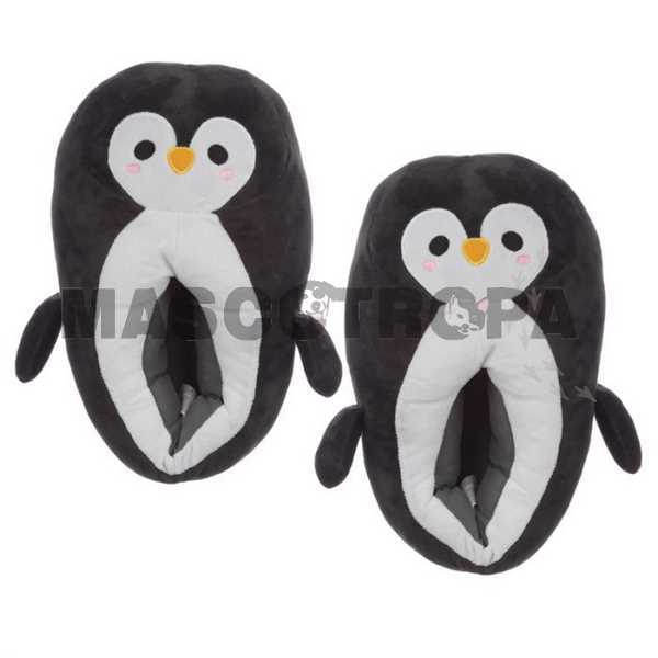 Zapatillas de Peluche Pingüino